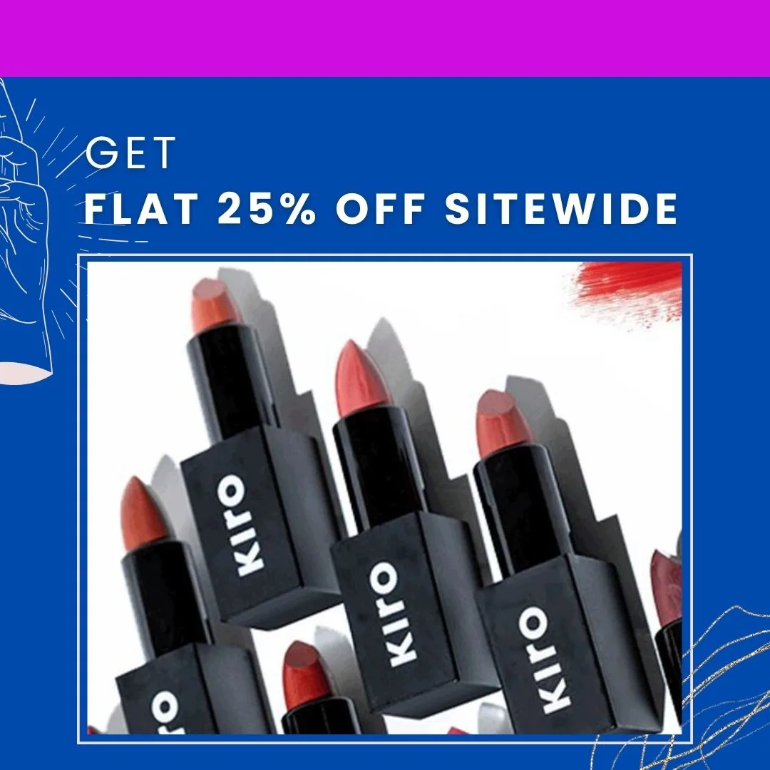 Get Flat 25% Off Sitewide